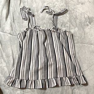 Striped Loose bottom Tank